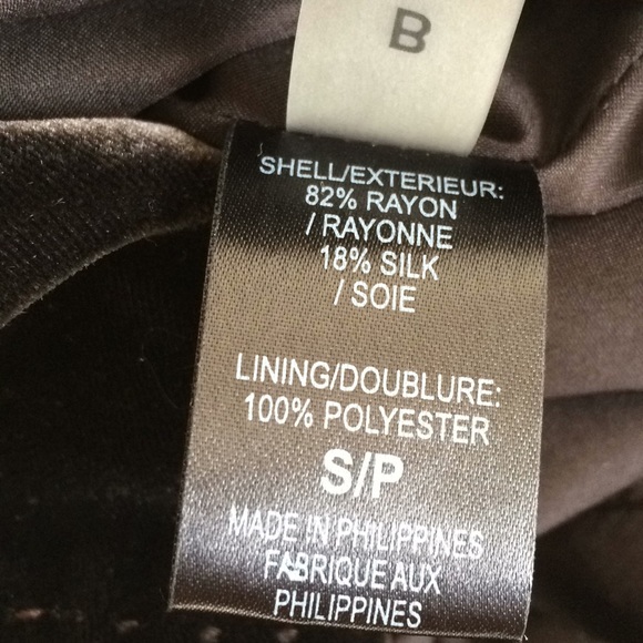 Tahari dressy glimmering velvet blazer in silk rayon blend - Picture 6 of 8